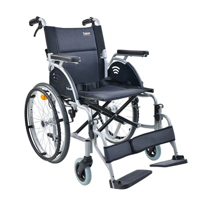 Sedia a rotelle con poggiagambe elevabile--SYIV100-20A2